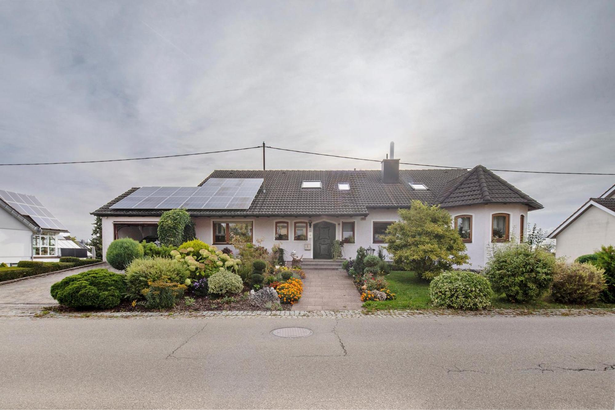 Ferienwohnung Fernsicht Zwiefalten Exterior foto